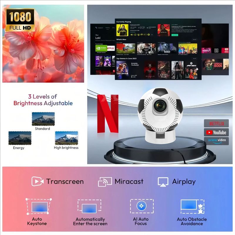 2026世界杯Q8投影仪体育足球投影机4K高清WiFi家用智能投影仪W|undefined