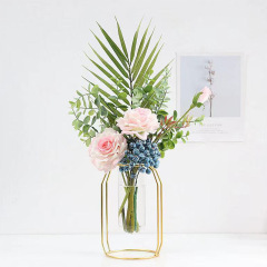 Nordic INS home style square hydroponic flower pot container desk decoration fresh hydroponic home living room ornament