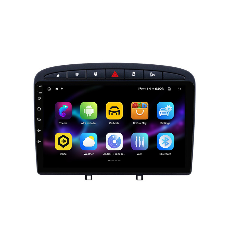 For 13-18 Peugeot 408 Android Large Screen Central Control Navigation Stereo Gps Reversing Image