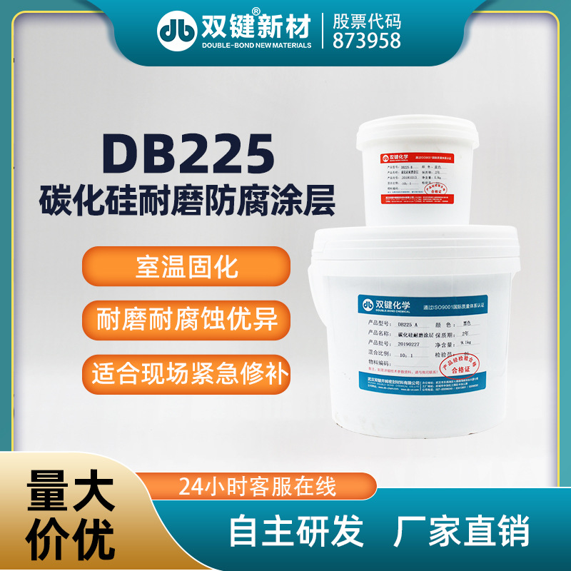 双键DB225碳化硅 耐磨防腐涂层   预保护耐腐蚀修补修复剂