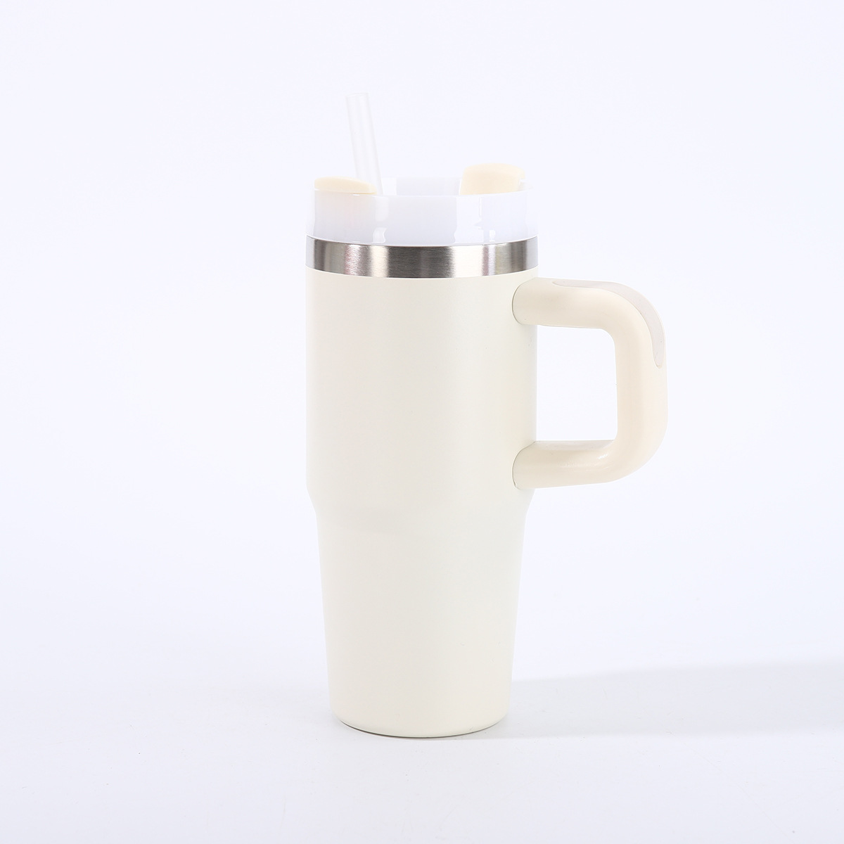 Transfronterizo simple taza de automóvil de 14oz 304 taza de aislamiento al vacío de acero inoxidable taza de automóvil portátil al aire libre taza de automóvil