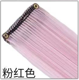 Extensiones de Cabello para Mechas de Fibra de Alta Temperatura, Liso, para Mujeres
