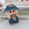 Синий, Брюки с подтяжками «Донган»