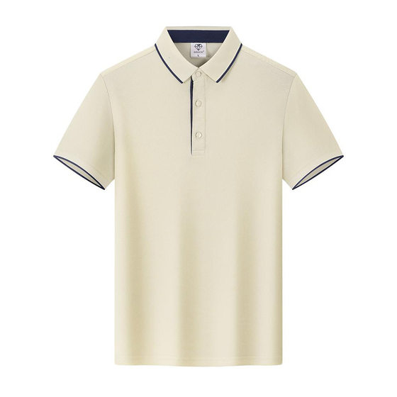 Summer color matching lapel short sleeve polo shirt custom enterprise work factory clothing activity culture advertising shirt printing logo
