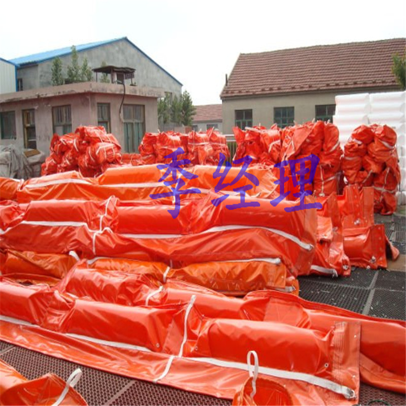 ANN溢油回收设备 海上快布放围油栏 河面拦污屏 海上油水分离