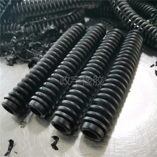 Rubber corrugated pipe EPDM telescopic pipe Ding Qing rubber protective pipe anti-aging and dustproof pipe