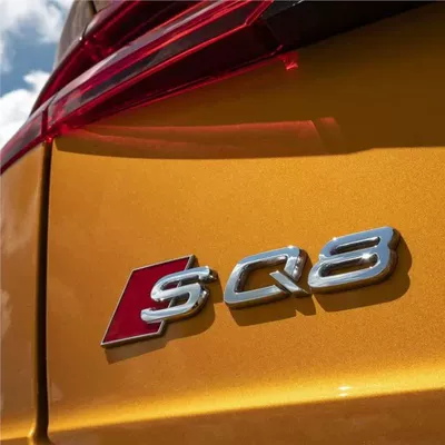 black modified lettering, Car logo
