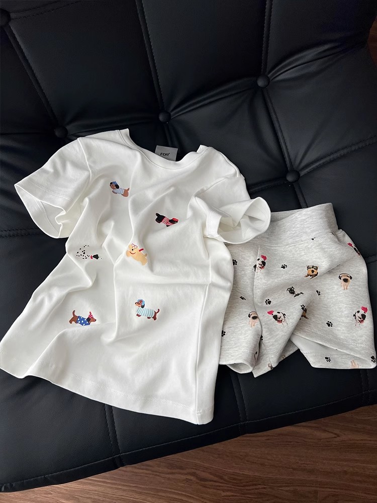 Sommar pyjamas set för kvinnor kort ärm bekväma hemkläder_voghion.com