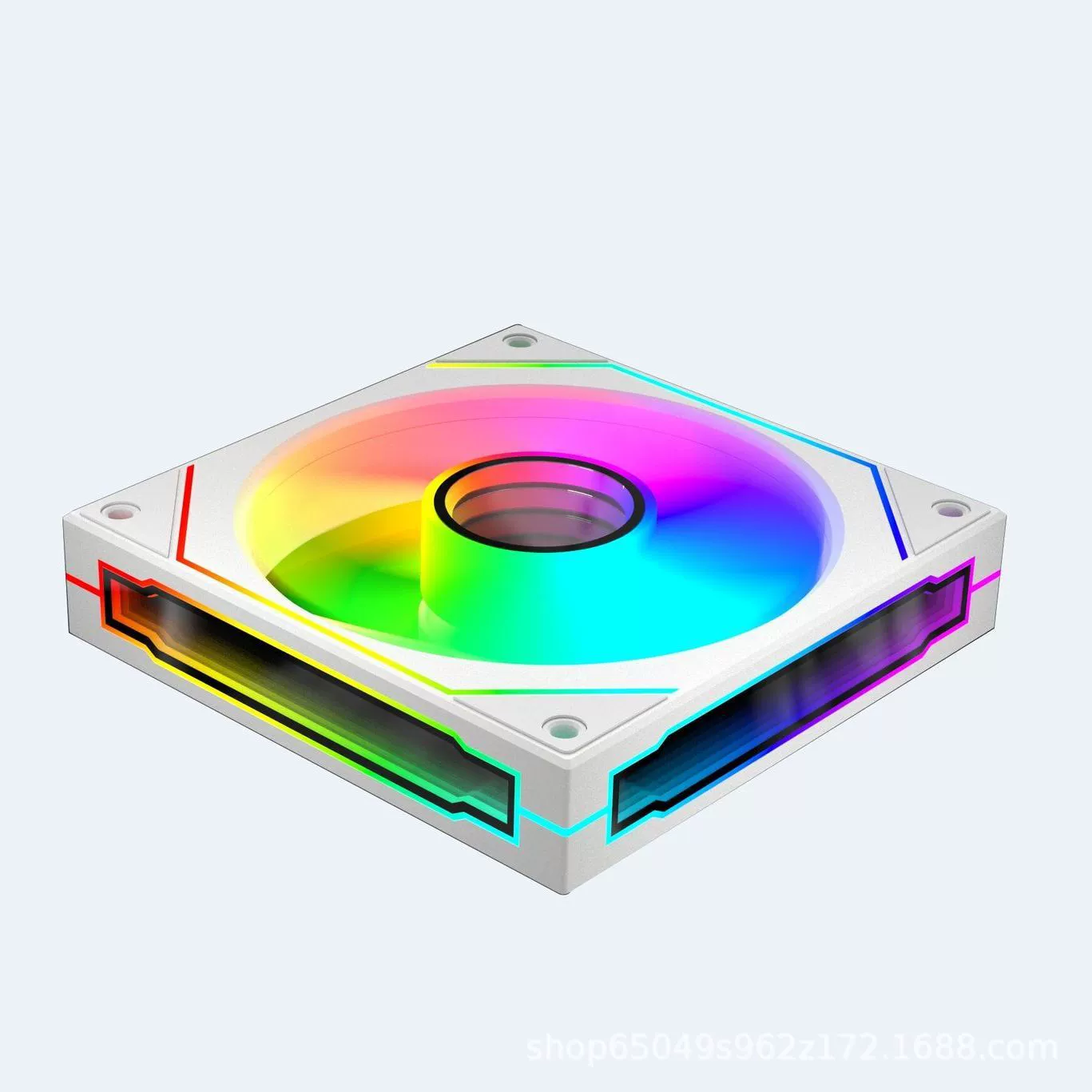 Тихий воздушный вентилятор для ноутбука (Prism) Pro5, 12 см ARGB, 5V 3-пин + PWM, 800–1600 об/мин