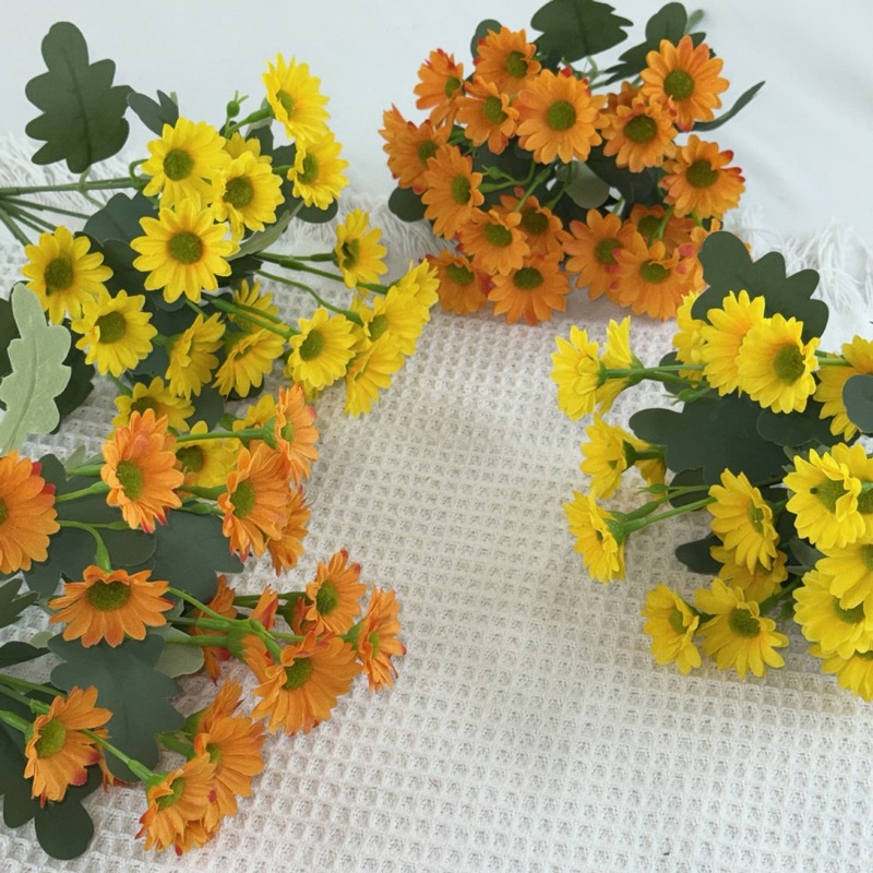新しい外国貿易卸売造花結婚式の花束デイジーブーケ小さな花アレンジメント装飾品ハイエンド造花|undefined