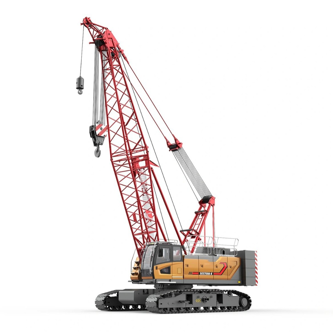 高性价比75吨最大起重量履带起重机SCC750A-8热销中