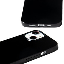 iPhone13Promax實色光面tpu手機殼 適用1.5mm黑色TPU清水套素材軟