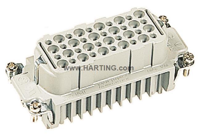 09210403101 原装正品 HARTING HAN 40芯母头连接器 HAN 40D-F