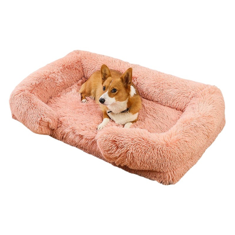Invierno felpa extraíble y lavable mascota nido felpa memoria esponja tamaño perro nido cómodo dormir gato nido esterilla