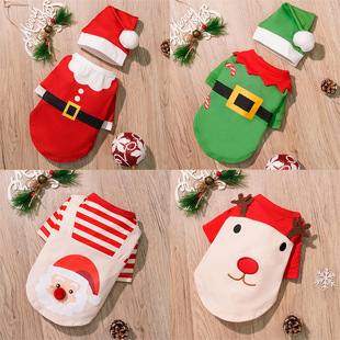 Autumn and Winter Dog Clothes Santa Claus Dog Transformation Clothes Teddy Panda Pet Cat Clothing Supplies Wholesale