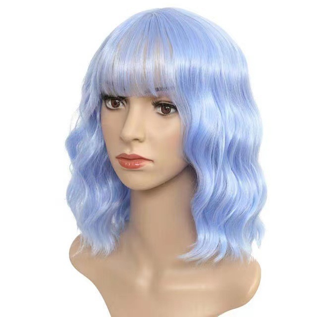 Amazon新品かつらロングカールコスプレかつらカラーコーンパーマかつらハロウィンパーティーかつら|undefined