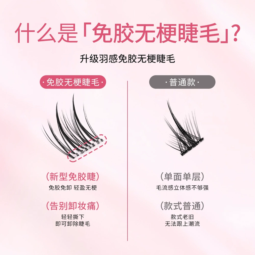 汇源睫 Self-adhesive false eyelashes solar-powered for eyelashes