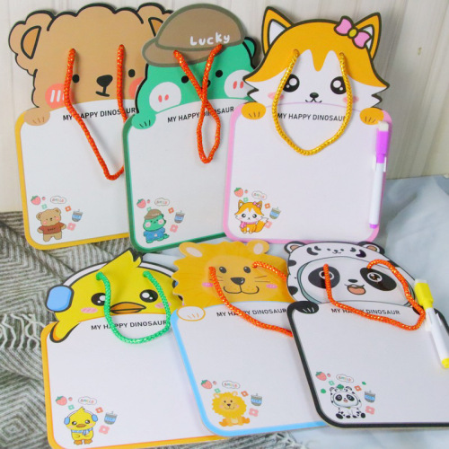 Cartoon whiteboard creative stationery supplies student doodle board home message board reusable erasable calligraphy board wholesale