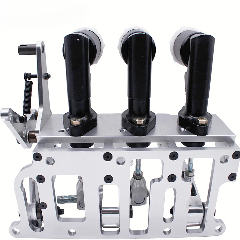 Cnc New Racing Master Cylinder Pump Hydraulic Clutch Bias 3 Pedal Floor Mount Aluminum Brake Pedal Box Kit