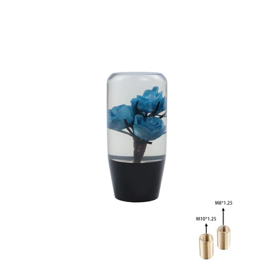 Car modification universal acrylic Other Car Modifications - 10cm-blue-flower
