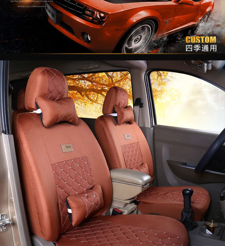 For Wuling Hongguang S Rongguang V Light S Double Row Small Card Changan Nuo Baojun 730 Four Seasons Cloth Seat Cover