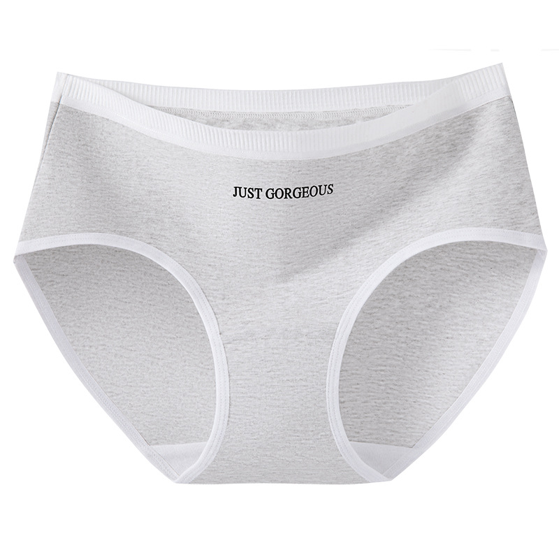 Bragas de algodón con entrepierna alargada ~ A calzoncillos de cintura media de viento deportivo para niñas de algodón de clase 10A calzoncillos de mujer de entrepierna antibacterianos