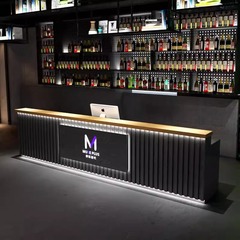 ビリヤードカウンターレジジム体育馆レセプションデスクカフェレトロ工业风バーレセプションデスク