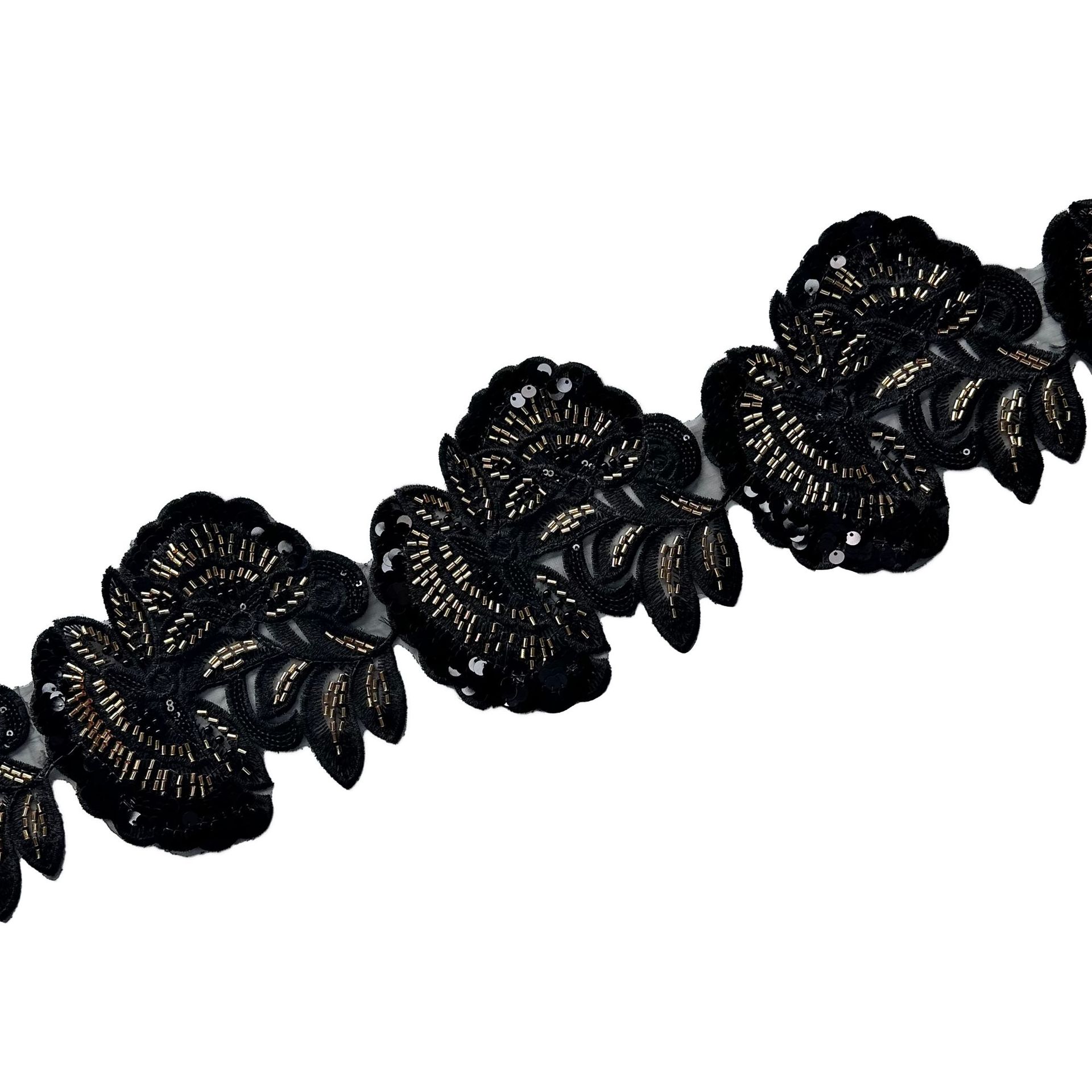 Hermosas pañuelas multicolores bordadas de encaje decoración de tela calcomanías de estilo nacional vestido vestido pantalones pie decoración pegatinas image 19