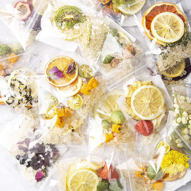 手工獨立包裝組合水果茶多種口味冷泡茶青桔檸檬百香果茶一件代發