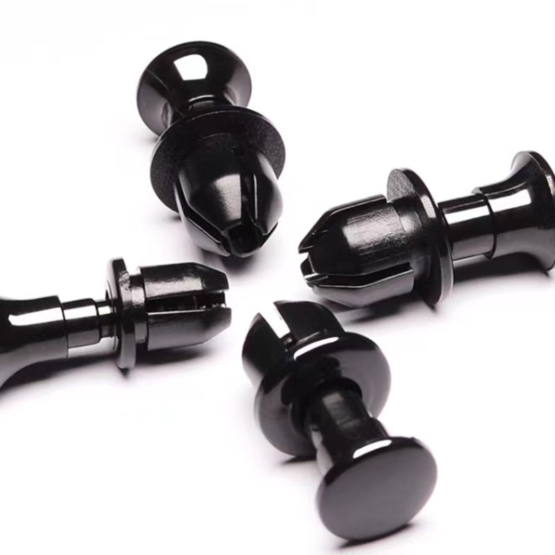 铆钉塑料尼龙黑白彩色半圆型R20按压式子母螺钉LED灯具样品箱卡扣