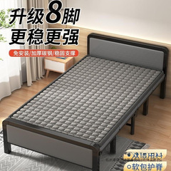 折叠床成人家用单人床便携可收缩一米二出租屋结实耐用硬板铁架床