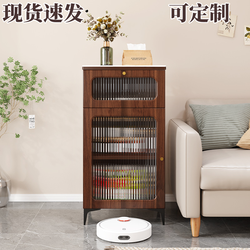Side Cabinet Storage Cabinet Tea Cabinet Fish Tank Cabinet Kitchen Home Dining Side Cabinet Wall Coffee Machine Cabinet
