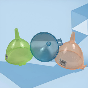 Wholesale 2 Yuan Store Plastic Transparent Large Funnel Household Kitchen Oil and Vinegar Dispensing Funnel Large Diameter Household Funnel