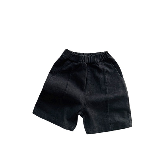Wan match~Spring and summer shorts 2024 boys and girls Korean version Japanese trendy children's cropped pants children's versatile wide-leg pants children's clothing