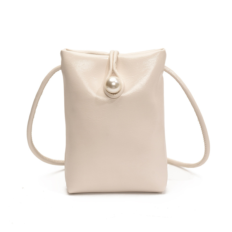 Super nicho mini bolso de teléfono móvil para mujeres 2026 nuevo estilo de verano estilo extranjero color sólido bolso de hombro