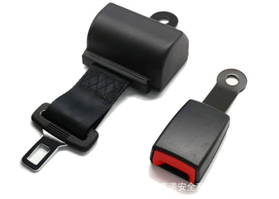 Forklift seat safety belt, automatic retracting two-point safety belt, 3C certified, manufacturer wholesale (Car seat belt) - black