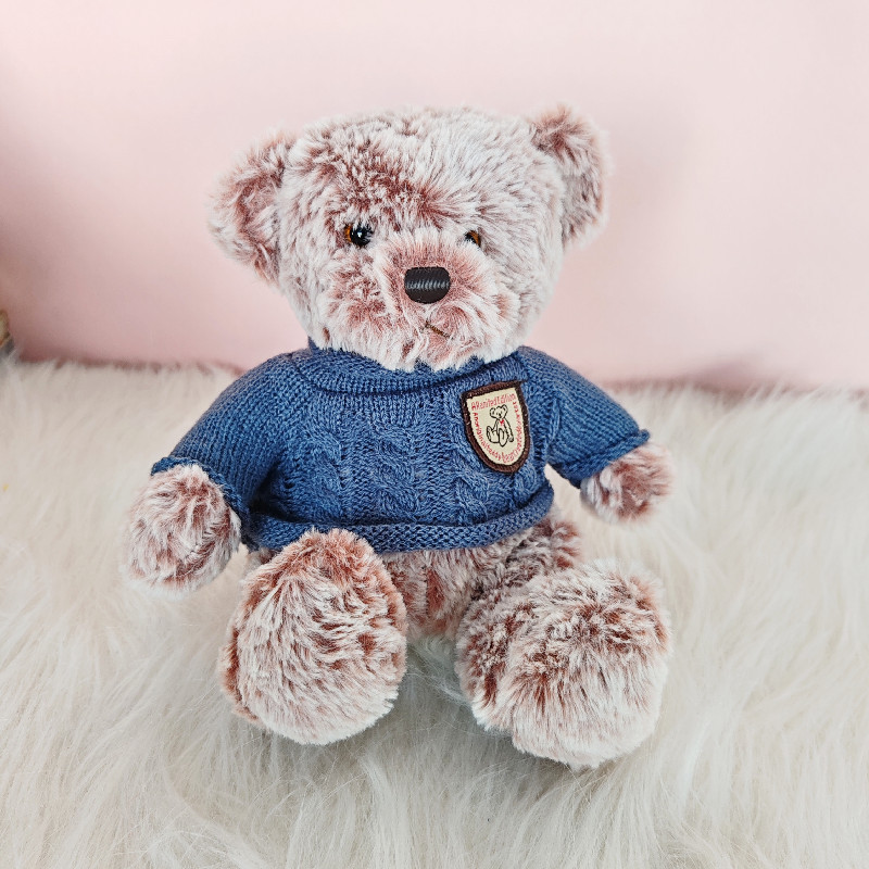 Lindo suéter oso muñeca peluche peluche oso muñeca regalo de cumpleaños máquina de captura muñeca al por mayor transfronteriza
