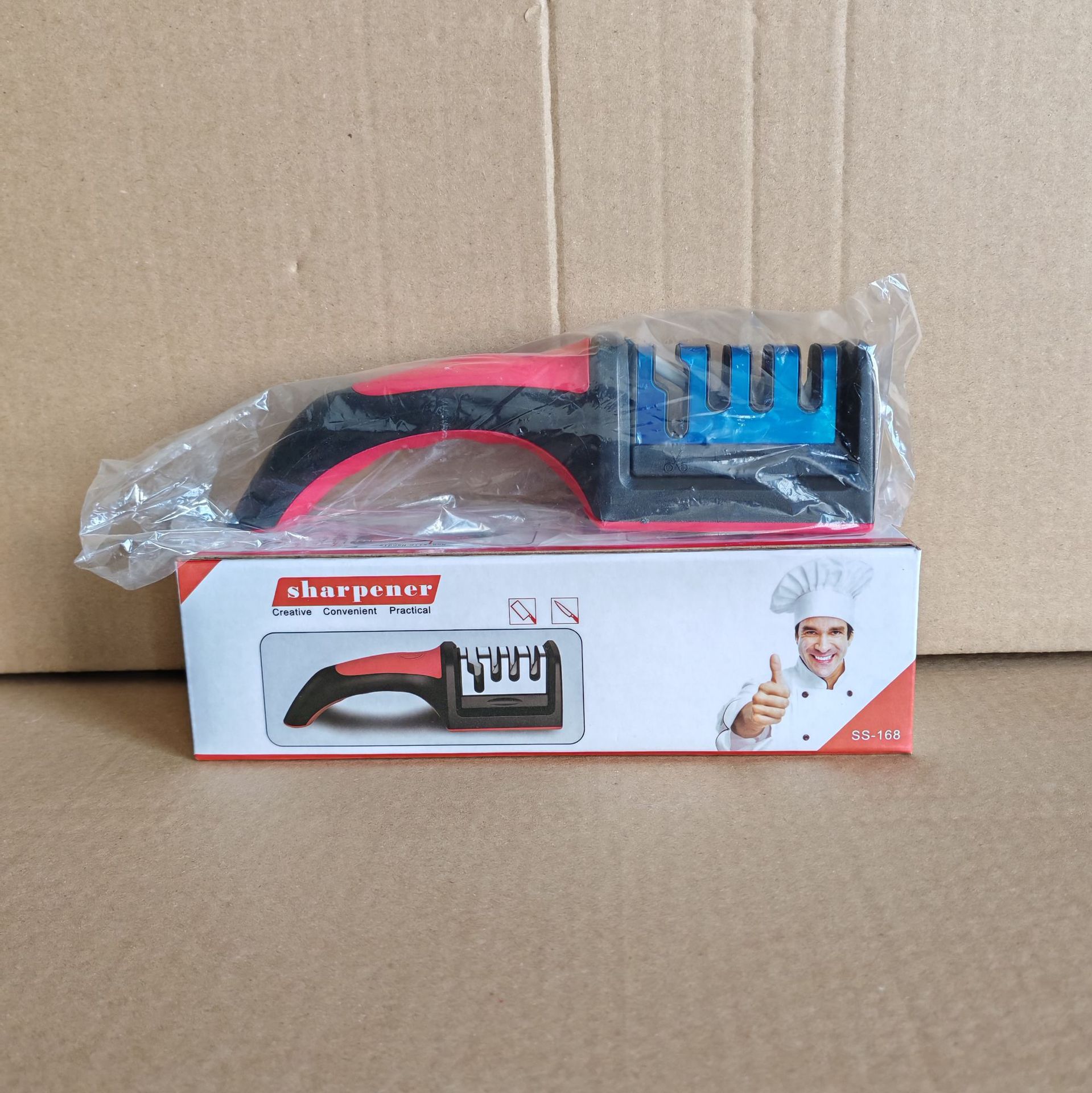 Cuatro en uno afilador de cuchillo rápido de diamante artefacto cuchillo blunt destructor afilador fino piedra afilador de cuchillo no automático para el hogar