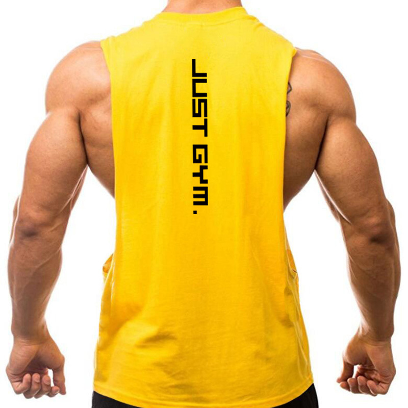 Camiseta sin mangas para gym