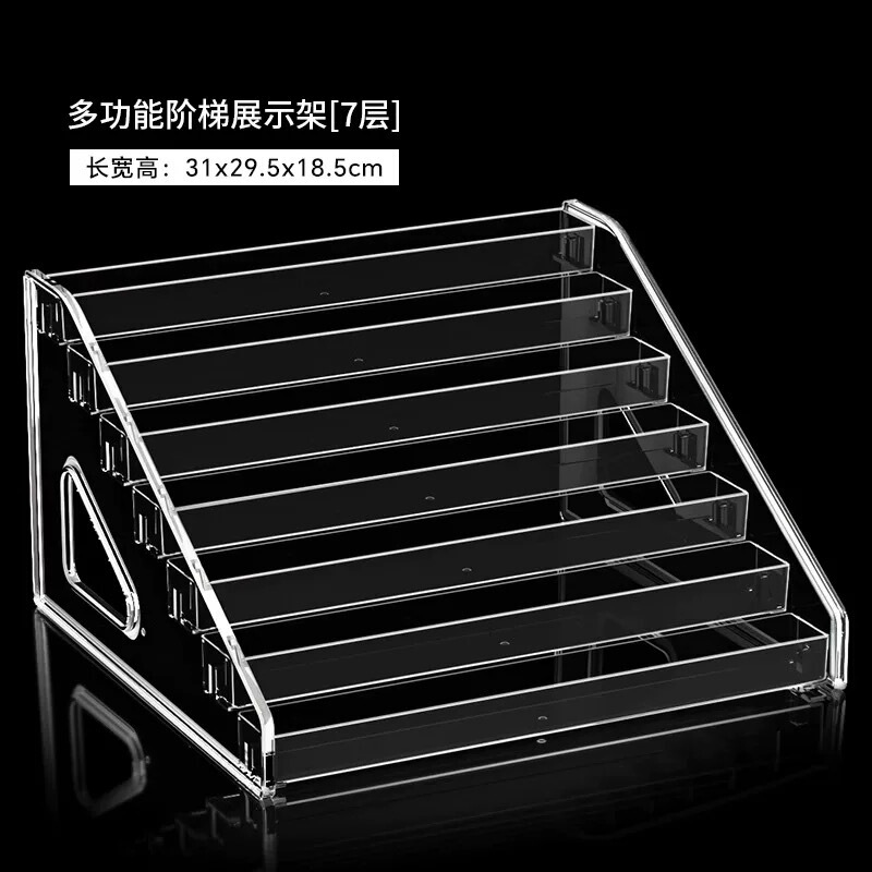 Barji Storage Box Cosmetics Display Rack Acrylic Desktop Millet Storage Rack Ladder Eye Shadow Palette Storage Box Barji Storage Box Cosmetics Display Rack Acrylic Desktop Millet Storage Rack Ladder Eye Shadow Palette Storage Box