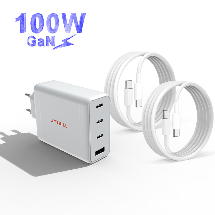 100W氮化镓多口PD充电器头苹果华为手机电脑快充充电器超级闪充