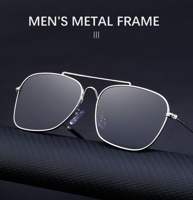 Verres réfléchissants européens et américains, lunettes de soleil, lunettes de soleil en boîte à la mode pour hommes, miroirs extérieurs à la mode pour hommes, nouvelle collection 2024_voghion.com