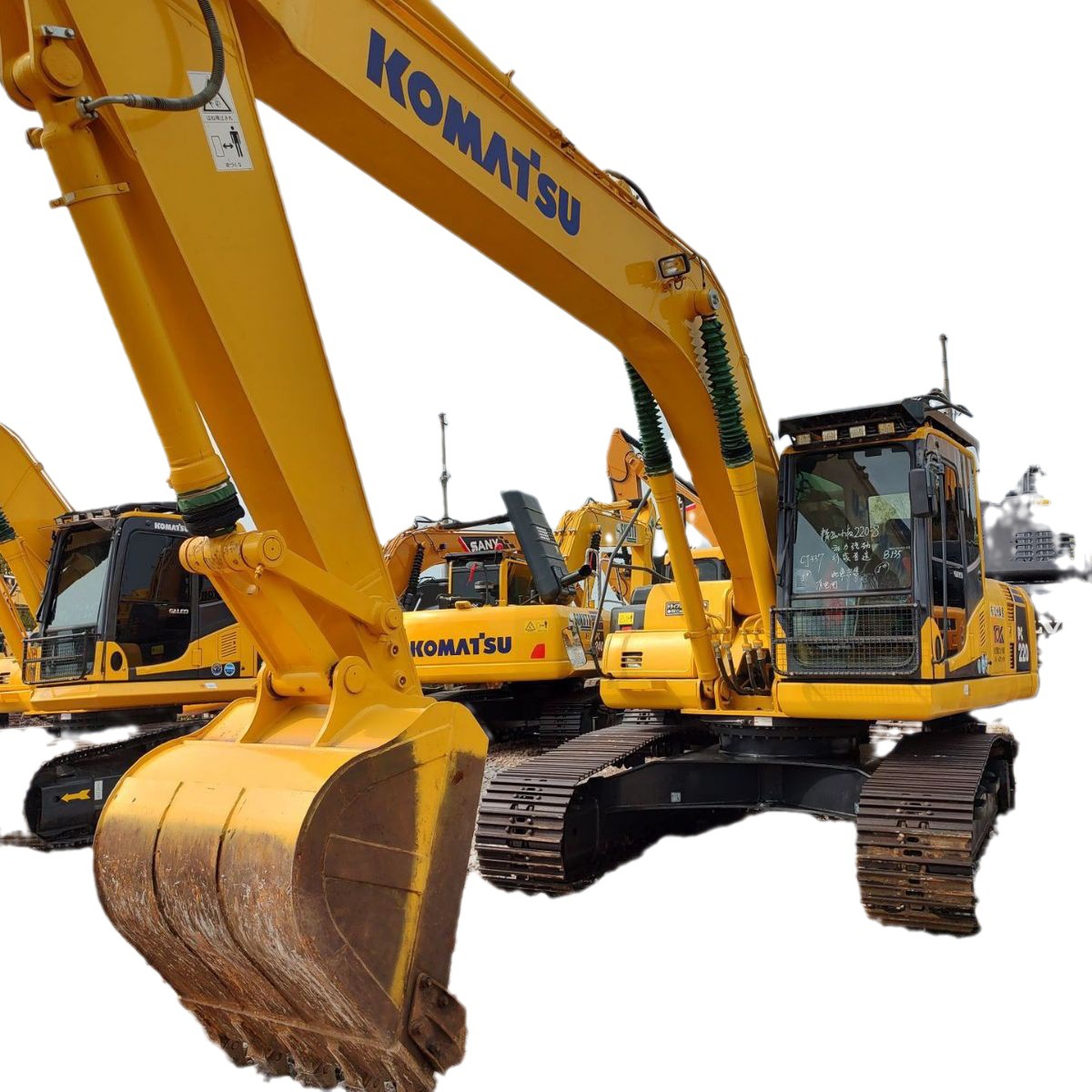 Exportación de transporte doméstico de segunda mano de Shengang 210 excavadoras importadas 200 - 210 - 240 excavadoras