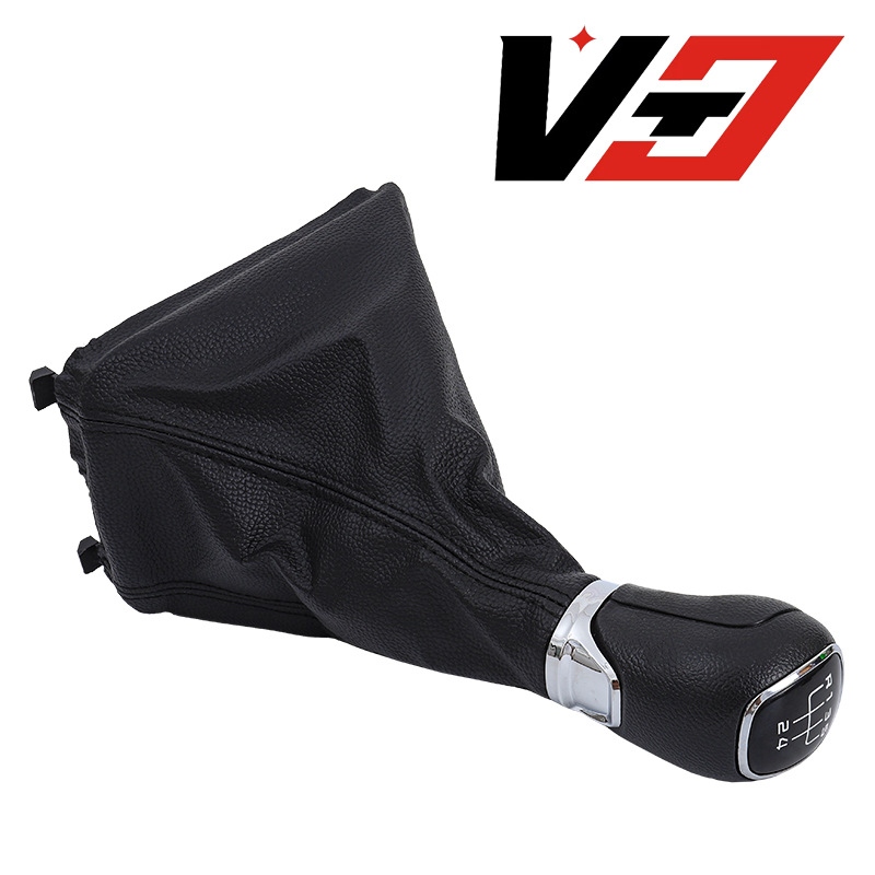 Suitable for Skoda Octavia 2 A5 A6 2004-2012 Model Gear Shift Knob with Leather