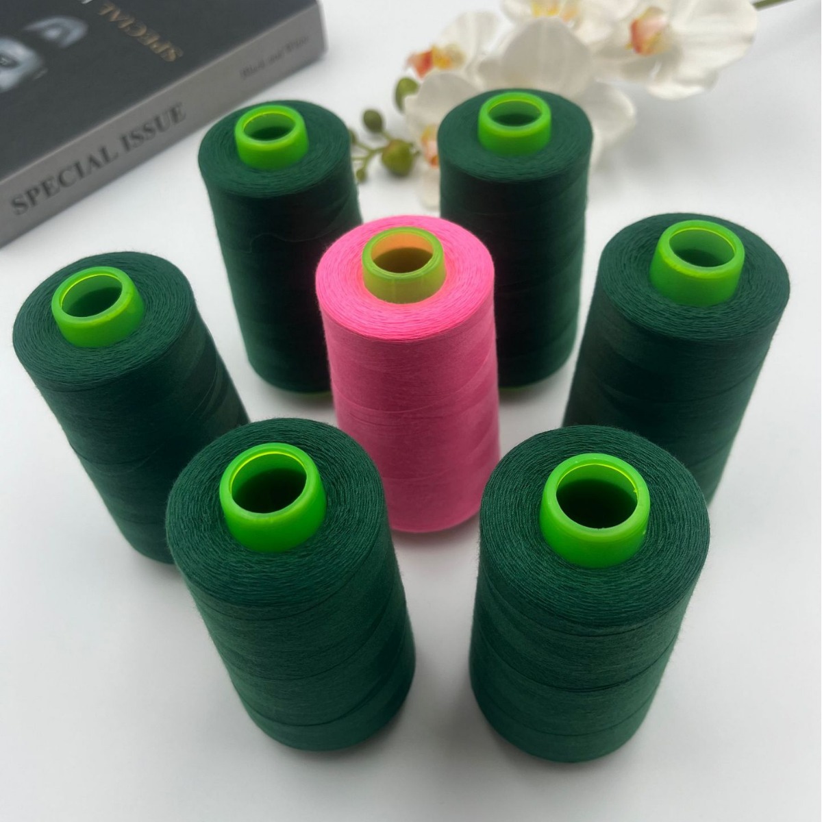 结实好用402涤纶缝纫线倍捻工艺青岛制线厂多种颜色选择40 缝纫线