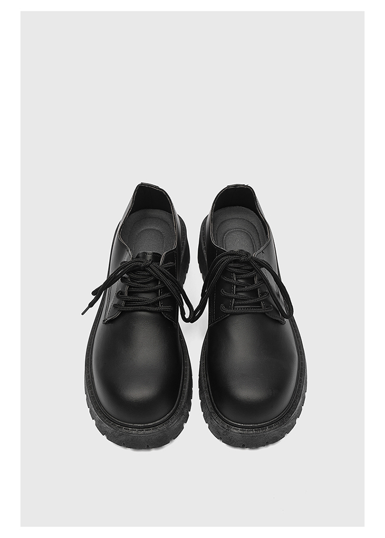 Chaussures d'été en cuir ShoeVault pour hommes, derbies décontractées à gros orteil, costume style Hong Kong, coiffeur pour jeunes, style britannique pour pieds larges._voghion.com