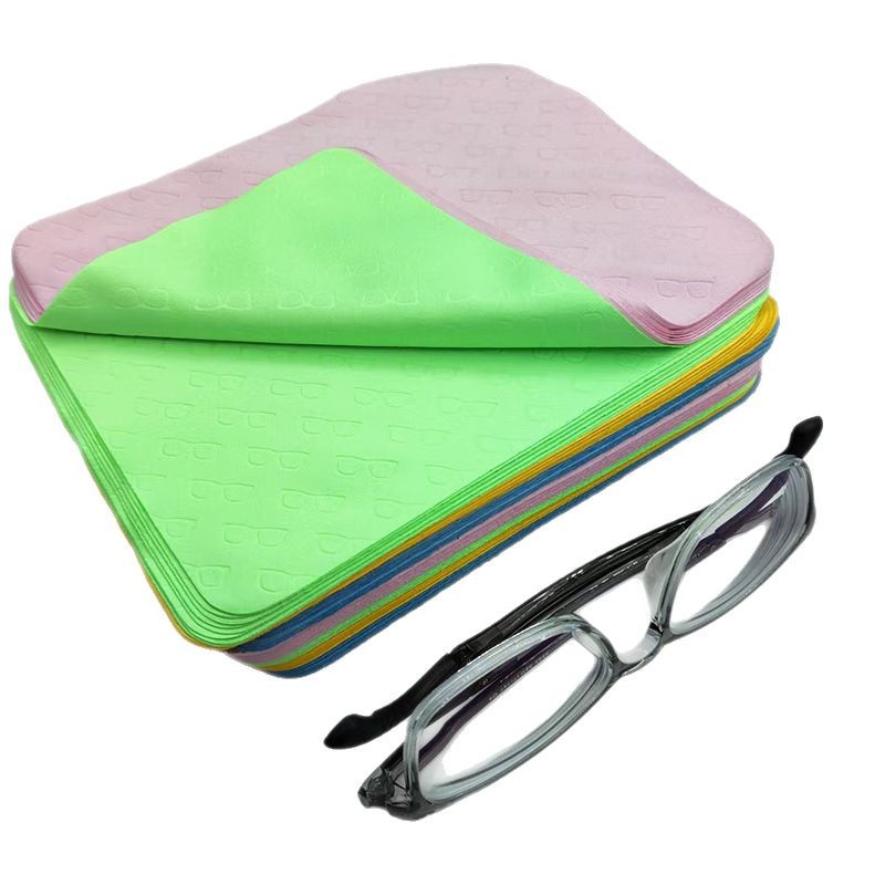 Bolsas de gafas al por mayor gafas tela de gafas de alta calidad gafas pequeñas tela de limpieza de color tela de limpieza de pantalla de teléfono celular joyas tela de limpieza en stock