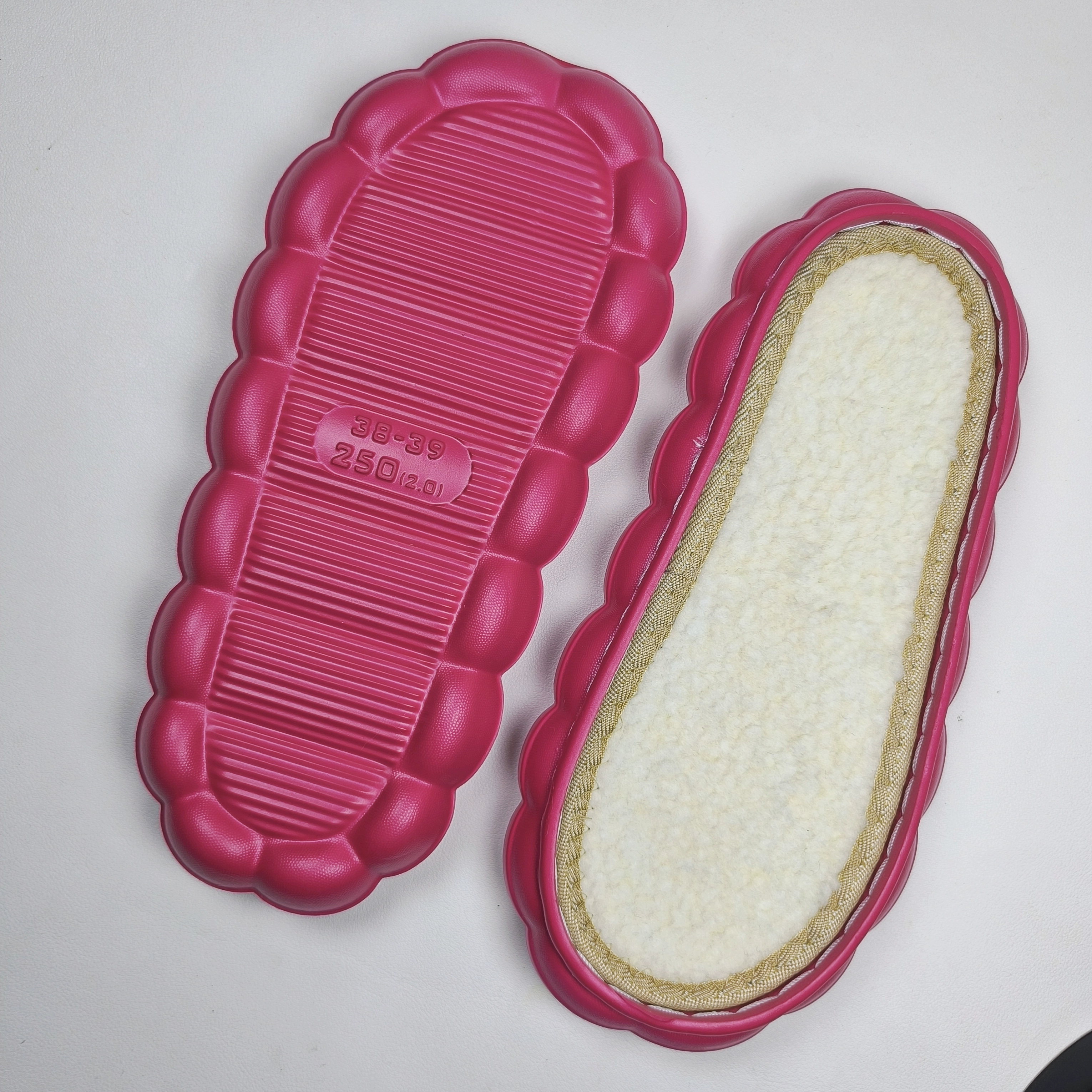 Утолщение без запаха eva облако шевелюрок из белых облаков подошва ручной вязки из ледяных полосок