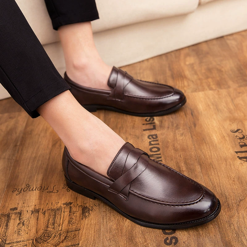 2025 кожаная обувь, дропшиппинг, независимый магазин AliExpress Pinduoduo, мужская обувь для путешествий на открытом воздухе, черный, коричневый, размер 38-45