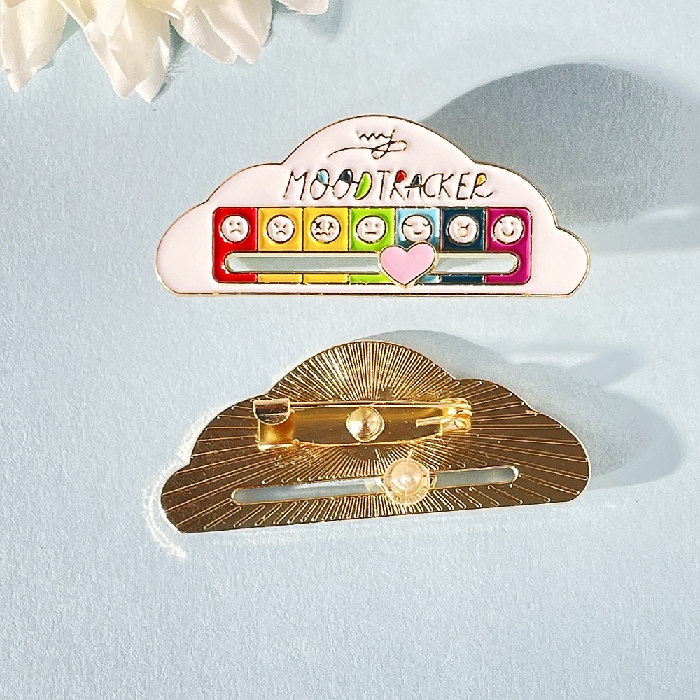 Cambio de humor de poder social broche insignia femenina nueva medalla creativa ropa bolsa decoraciones insignia de metal